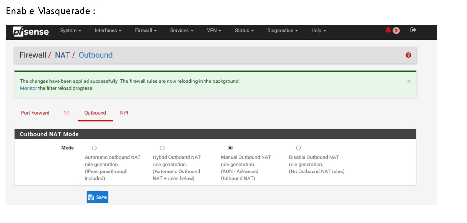 PFSense Firewall Rules